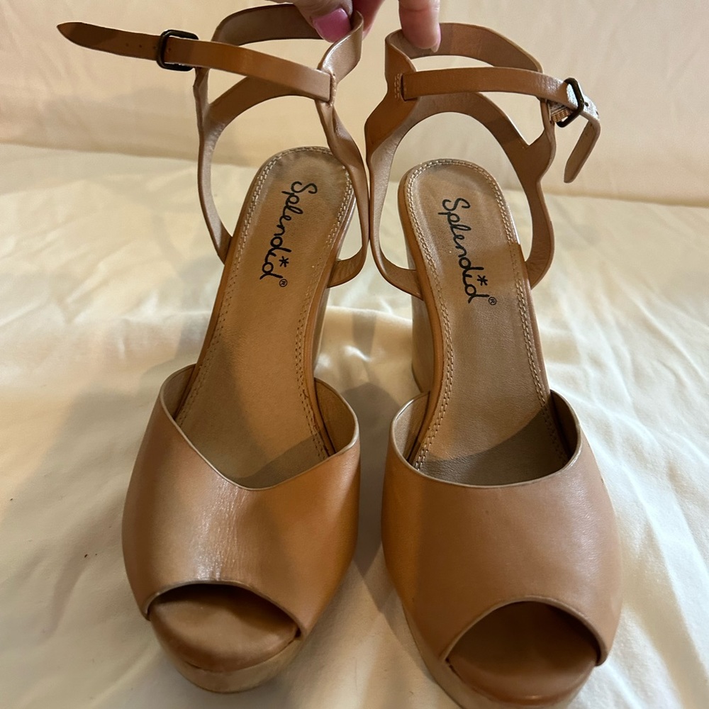 Splendid leather wedge